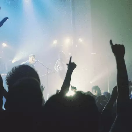 image of people at a concert