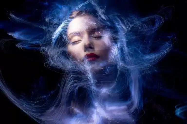 image of a woman experiencing dissociation from ketamine infusions