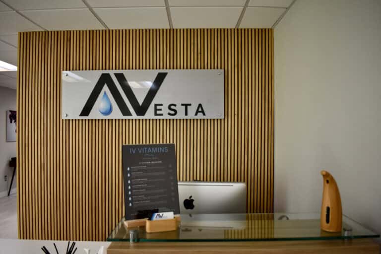 front desk of avesta ketamine and wellness in Bethesda, Maryland