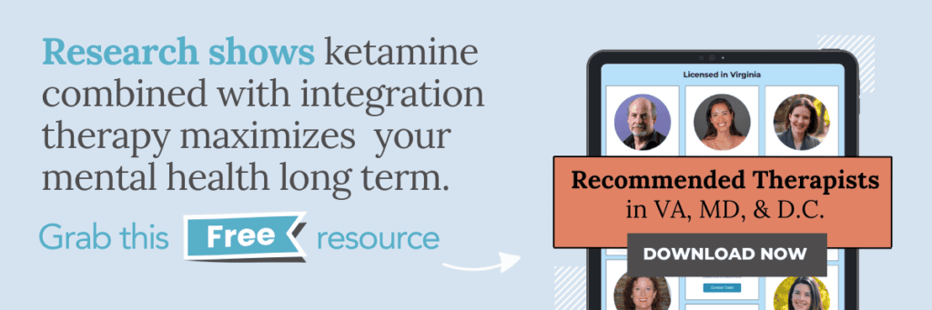 Graphic linked to Avesta Ketamine Wellness' recommended provider list for patients in DC Virginia Maryland