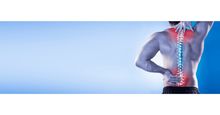 Man experiencing chronic spine pain before ketamine infusions