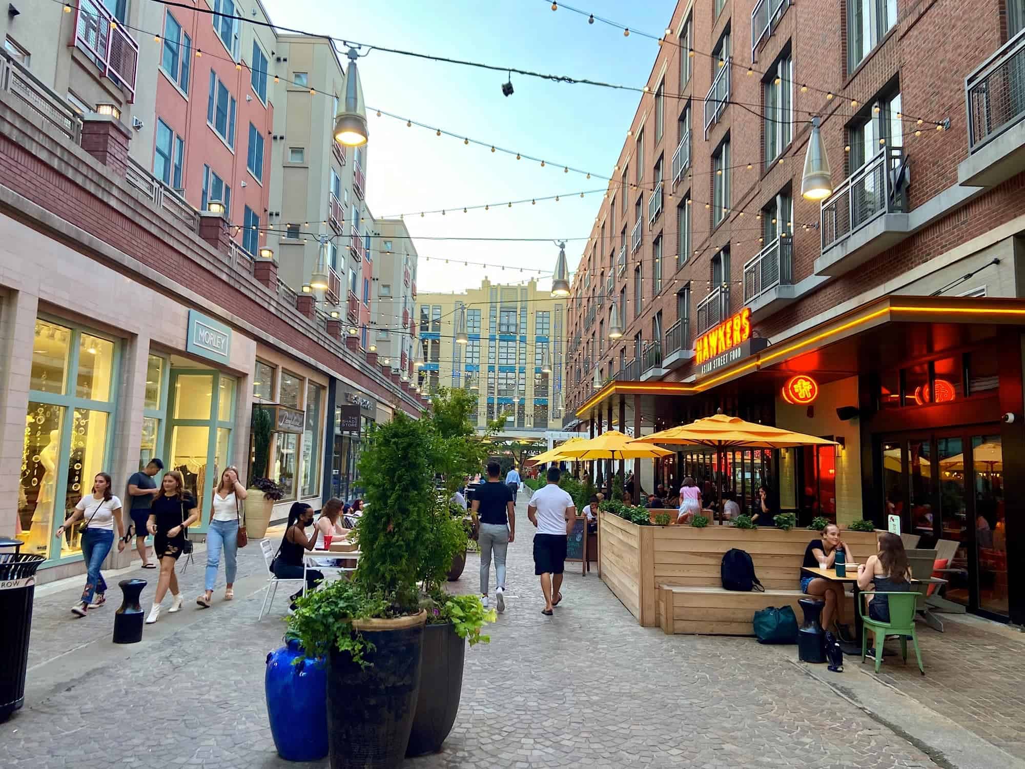 Bethesda Row with Hawkers