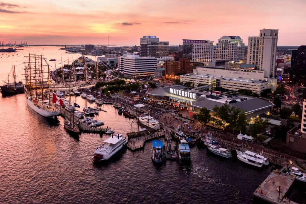 norfolk virginia skyline
